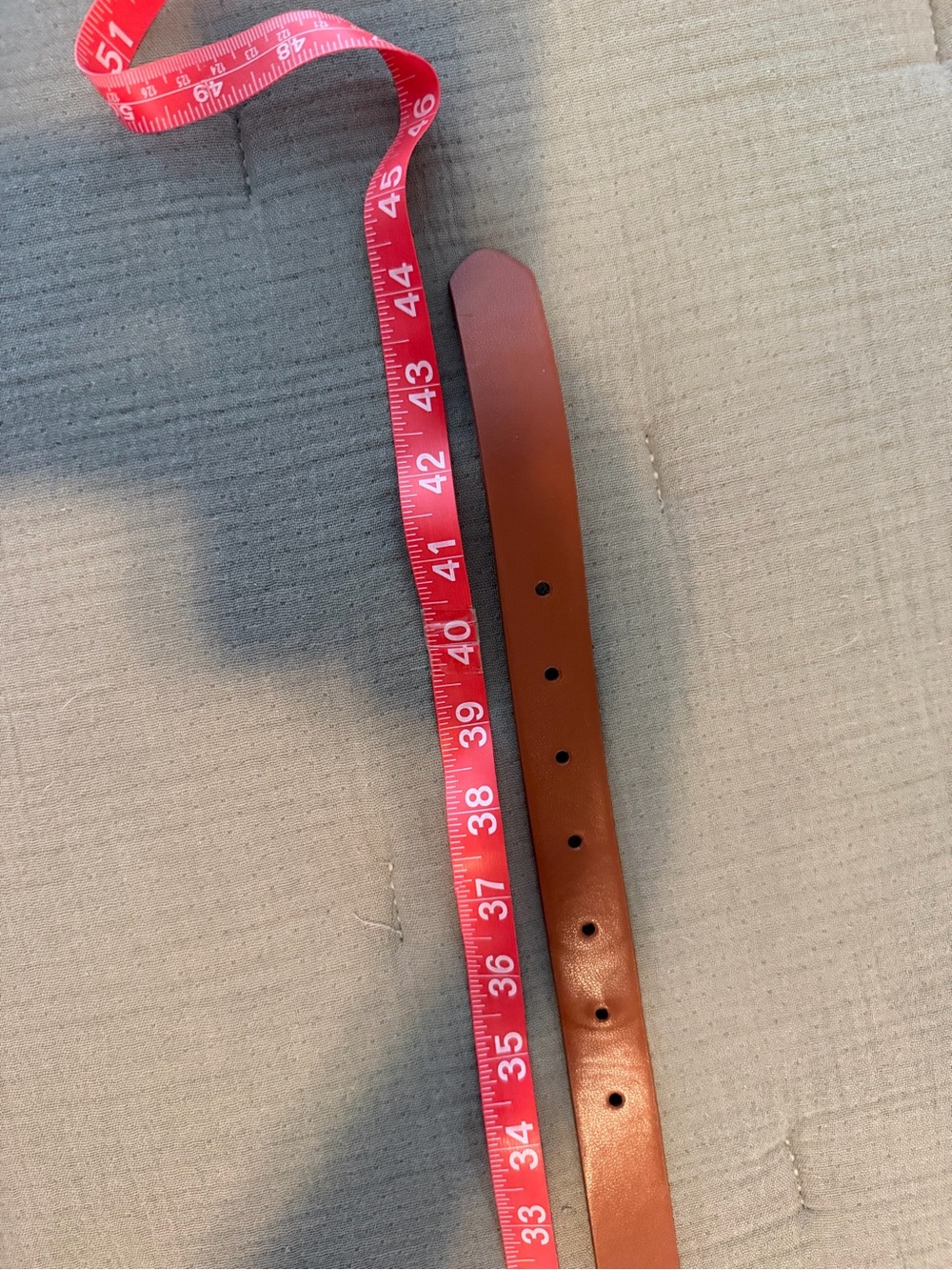 LOFT Belts Set of 2; Tan and Black; Ladies 44” length - Picture 8 of 8